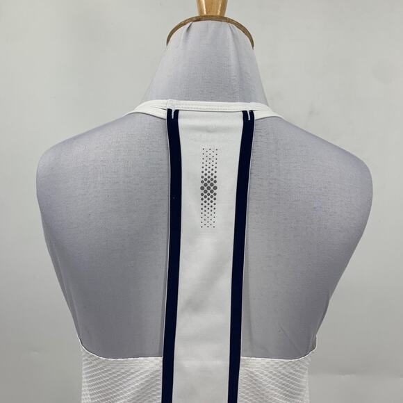 Athleta Tank Top Women XS Extra Small White Lightspeed Halter Racerback *READ - Picture 7 of 12